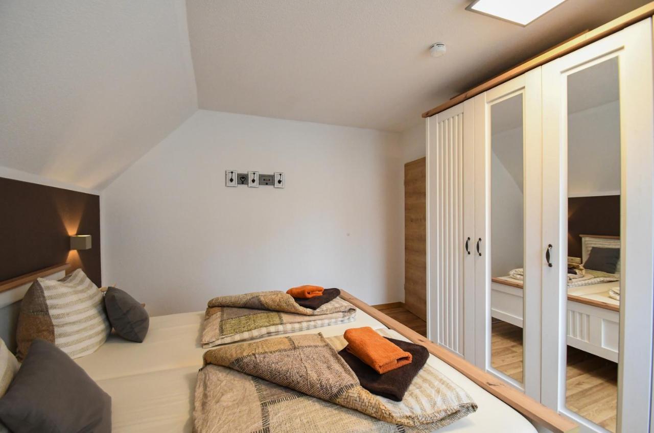 Ferienwohnung Weitblick Mit Logia ロープベ エクステリア 写真