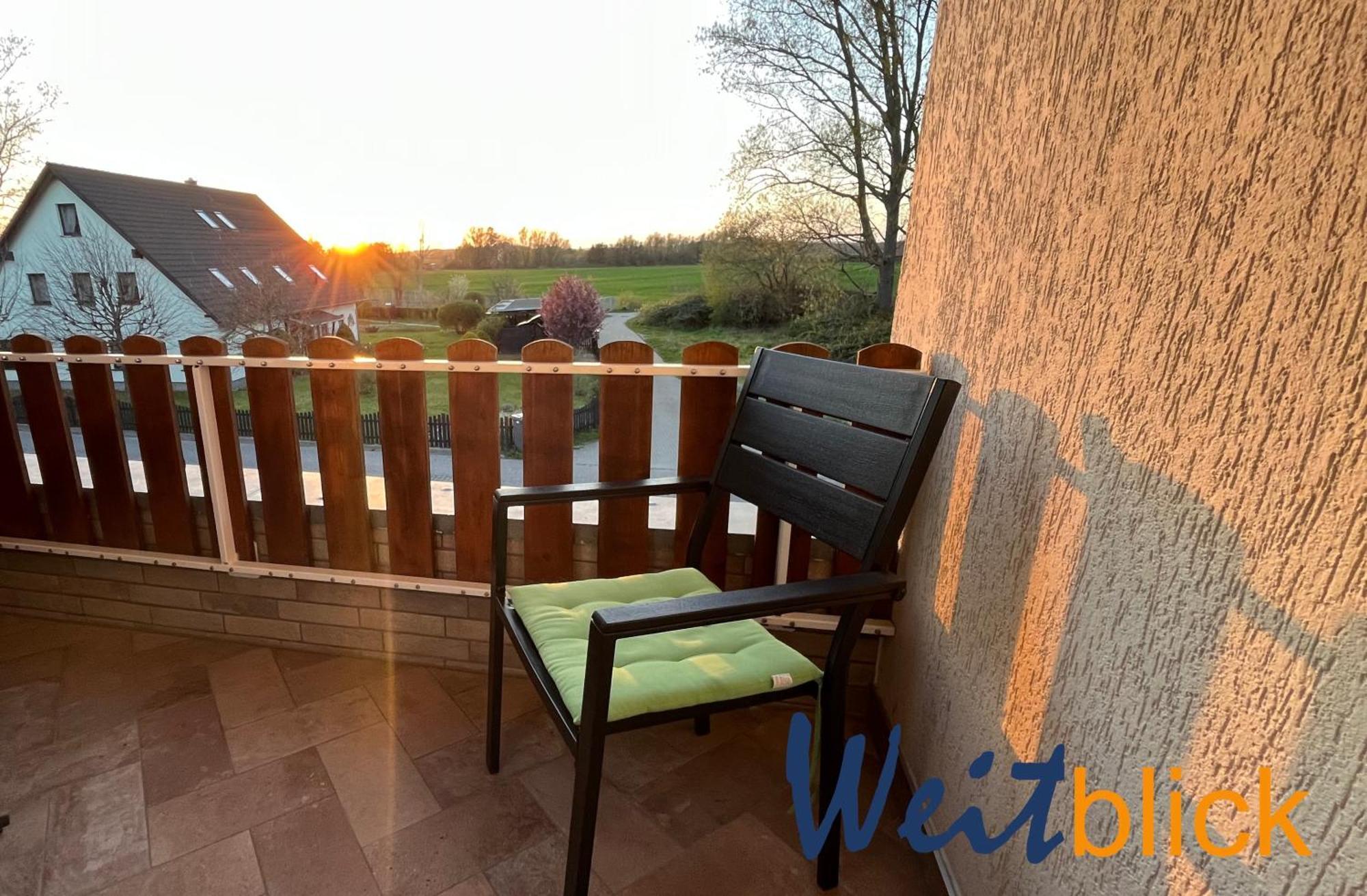 Ferienwohnung Weitblick Mit Logia ロープベ エクステリア 写真